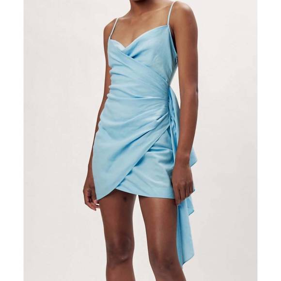 NEW RONNY KOBO zera dress in maya blue - Picture 1 of 3